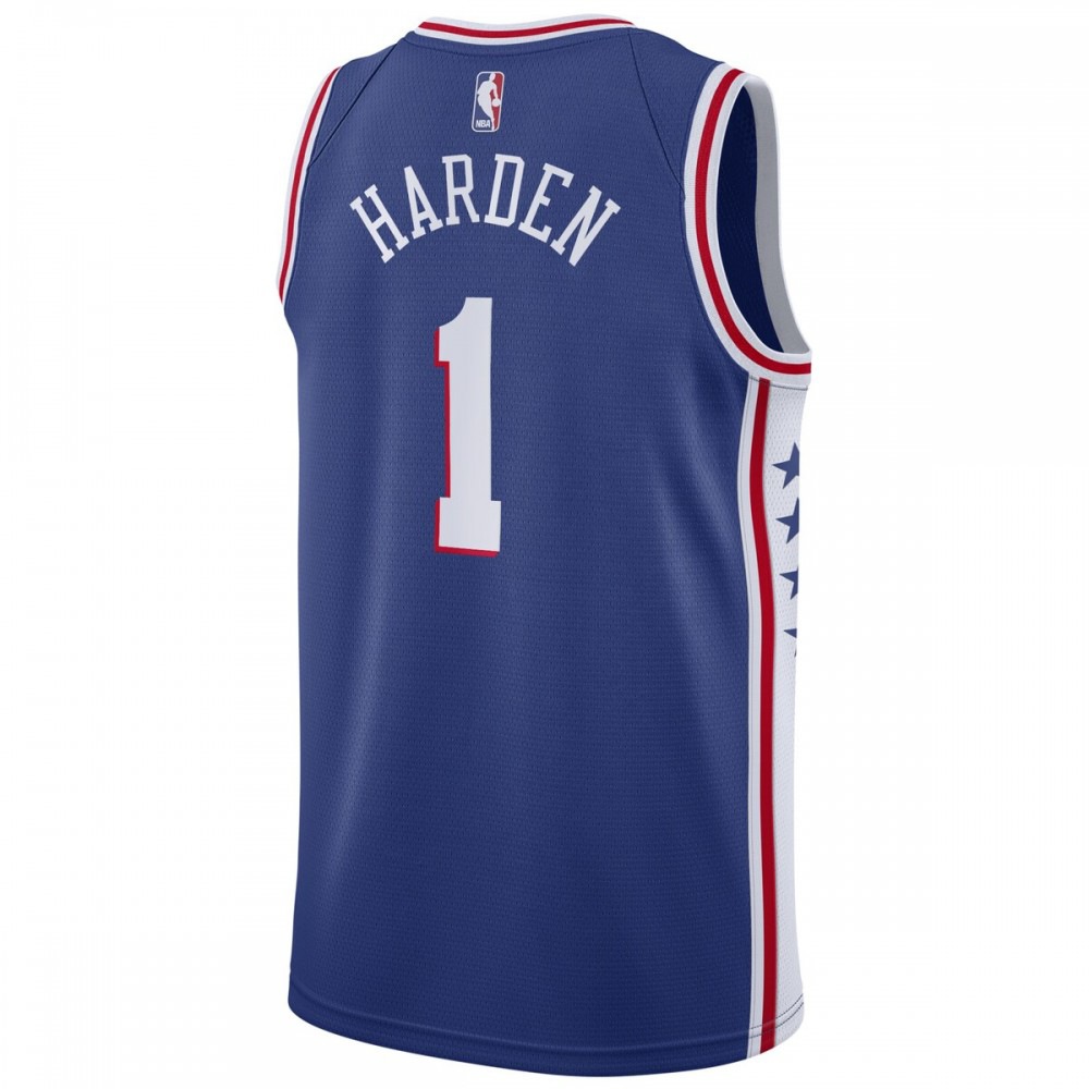 James Harden Philadelphia 76ers 2021/22 Swingman Jersey - Icon Edition - Royal-Pro Kit Vault | Brand New 26/27 Sports Jerseys